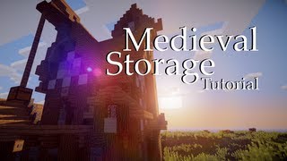 Minecraft Medieval Storagehouse Tutorial  HTSYMC 2 [upl. by Yelich]