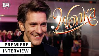 Wonka World Premiere  Mathew Baynton Red Carpet Interview [upl. by Ecnerewal390]