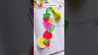 🍉🍎🍓 fruit bookmark diy shorts kids bookmark [upl. by Iohk]