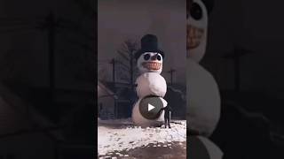 Frosty wants to play  snowmanhorror cursed creepy christmaswinter youtubeshorts Shorts [upl. by Heidie]