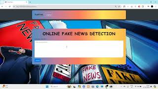 Online Fake News Detection  LSTM  BERT  CNN  Machine Learning  Deep Learning  Python Project [upl. by Esaertal]