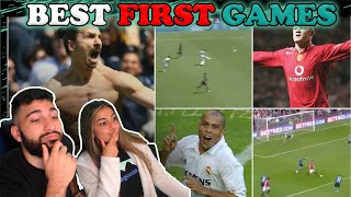 Jay Reacts To The BEST Debuts in Football History [upl. by Derfiniw]