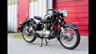 1965 BMW R27 riding [upl. by Tinor]