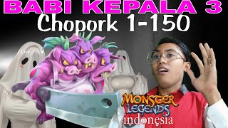 Chopork Level 1150 Monster Legends INDONESIA [upl. by Rosemarie]