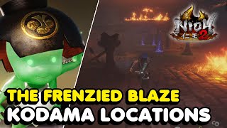 Nioh 2 The Frenzied Blaze All Kodama Locations Guide [upl. by Fredrika]