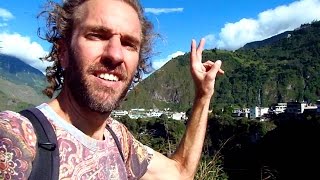 A Walking Tour of Baños Ecuador Hiking Hot Springs amp Waterfalls [upl. by Oren]