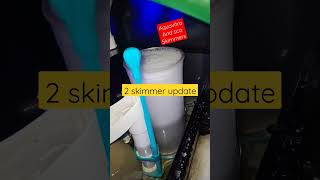 protein skimmer battle aquavitro division skimmer sca aquariums 110 gallon update indocoralg [upl. by Harrus]