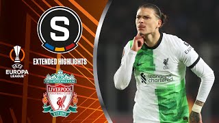 Sparta Praha vs Liverpool Extended Highlights  UEL Round of 16 1st Leg  CBS Sports Golazo [upl. by Alyel]