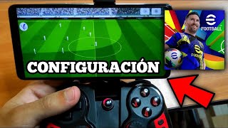 Cómo JUGAR EFOOTBALL MOBILE con MANDO GamePad  Tutorial rápido y fácil [upl. by Berkman]