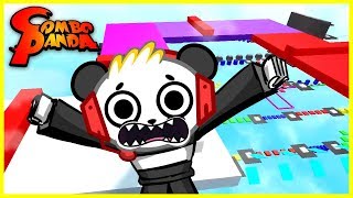 ROBLOX Mega Fun Obby STAGE 160 Lets Play with Combo Panda [upl. by Aronoh443]