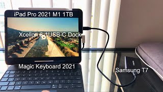 How to safely eject your external HD from iPad Pro M1 2021 ASMR Vibes [upl. by Oiracam]