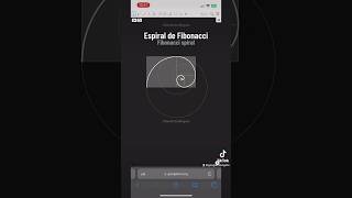 Espiral de Fibonacci  aprendiendogeogebra geogebra geogebrabogota math maths mathematics [upl. by Giralda]