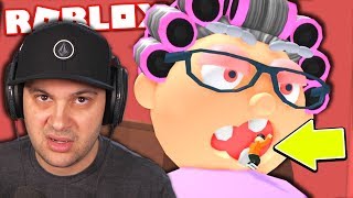 Granny ate me  Roblox Escape Grandma Obby [upl. by Etessil]