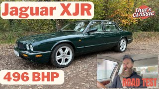 Jaguar XJR V8 Supercharged Test Drive 500 BHP  What [upl. by Rapsac964]