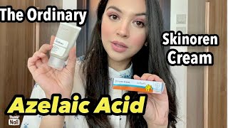 How To Use Azelaic Acid  Benefits  Best Products In Pakistan  The Ordinary VS Skinoren Cream [upl. by Loring660]