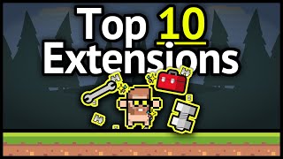 The 10 BEST Game Development Extensions  With GDevelop [upl. by Akinoj997]