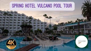 Spring Hotel Vulcano Pool Tour  Playa De Las Americas Tenerife [upl. by Gert]