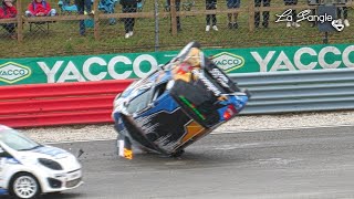 Rallycross Essay 2024  Big Crashes mistakes amp actions by La Sangle [upl. by Grof]