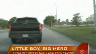 Boy Drives Ill Dad To Safety [upl. by Shanon]