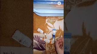 How to reuse dry water colour😊😊 facebook channel link is in the description shortsshortsfeed [upl. by Ecnadnak]