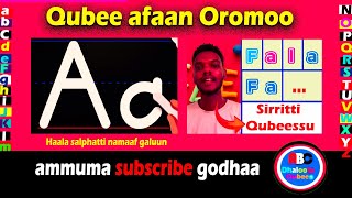 🔴Qubee afaan Oromoo sirritti qubeessuu fi barachuu yoo barbaaddan [upl. by Burton51]