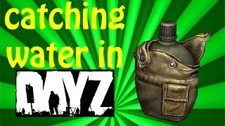 Dayz tip  4  how to fill your canteen with rain [upl. by Aekerly]