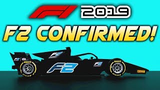 F1 2019 Game  FORMULA 2 CONFIRMED F2 Cars in F1 2019 Game [upl. by Joanna]