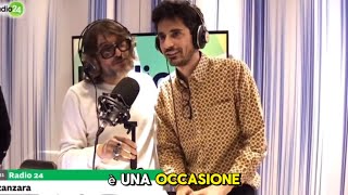 Valerio Lundini a “LA ZANZARA” La Zanzara del15012024 [upl. by Zerline]