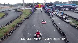 Drone view Final race track Edgeline Gokart championship2024 Bengaluru karanataka [upl. by Arvad]