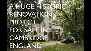 A Huge Historic Project For Sale  Tour This Georgian Rectory  Cambridge  England uniquehomes [upl. by Ashti]