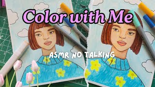 Color with Me  No Talking ASMR Markers  Lofi Music [upl. by Xineohp]