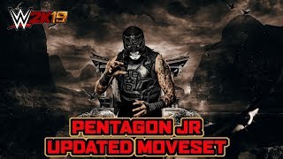 WWE 2K19 Pentagon Jr Updated Moveset [upl. by Linzer]