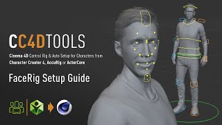 CC4D Tools Character Creator 4 to Cinema 4D  Face Setup Guide [upl. by Nahtannhoj]