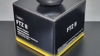 UNBOXING NIKON FTZ II ADAPTER [upl. by Huckaby]