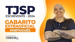 Gabarito Extraoficial TJSP Escrevente 2024 [upl. by Nirret]