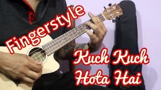 Kuch Kuch Hota Hai  Fingerstyle Ukulele Tutorial [upl. by Sivahc130]