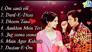 Om Shanti Om songs❤ audio Jukebox ❤Shahrukh Khan Deepika Padukon❤All song [upl. by Godbeare421]