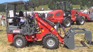 Weidemann Hoftrac 1140 Farm Loader Exterior and Interior [upl. by Ellekcir]