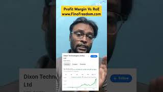 Profit Margin Vs RoE shorts sharemarket stockmarketnews stockmarket multibagger [upl. by Esyla164]