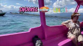 Snorkling gili trawangan spain barca barcalona family [upl. by Llednik]