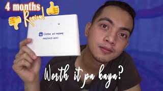 GLOBE AT HOME PREPAID WIFI REVIEW 2019 4 MONTHS REVIEW [upl. by Tocci]