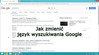 Jak zmienić język wyszukiwania Google [upl. by Arlee]