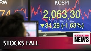 KOSPI closes at 206330 on Thursday after US stocks fall [upl. by Maynord]