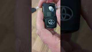 Key Battery replacement Toyota chr 12 turbo 2017 [upl. by Johnathon]