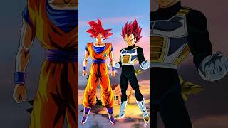 GOKU VS VEGETA  who is strongest shorsfeed goku dragonballsuper anime db [upl. by Lally311]