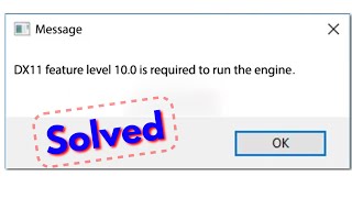 Fix valorant dx11 feature level 100 is required to run the engine in windows 1087 [upl. by Hourihan]