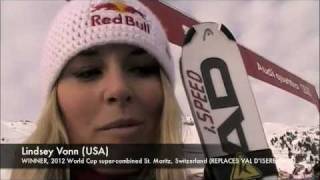 St Moritz SC goes to Vonn [upl. by Dnomder]