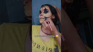 Before and after look transformation challenge 😱🤡looktransformation makeup faceart viralvideo [upl. by Christoforo]