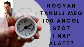 Angol Szótanulás Hogyan tanulj meg 100 új szót 1 nap alatt Szuper Memória Trükkök [upl. by Maddy]