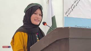 The girls of baltistan deliver speech in Balti language ￼ [upl. by Anwaf234]